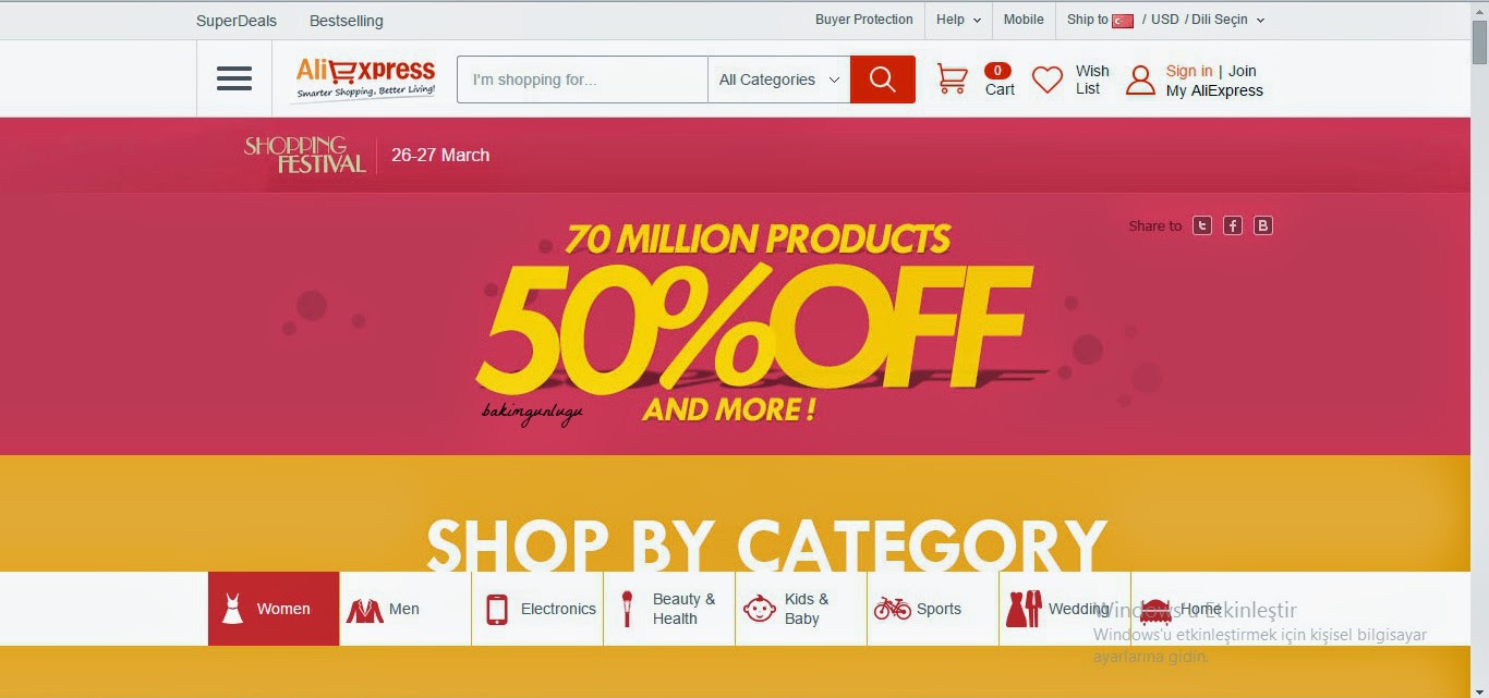 AliExpressten nasıl kolay alışveriş yapılır AliExpressten nasıl kolay alışveriş yapılır