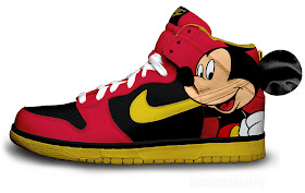 disney nike dunks