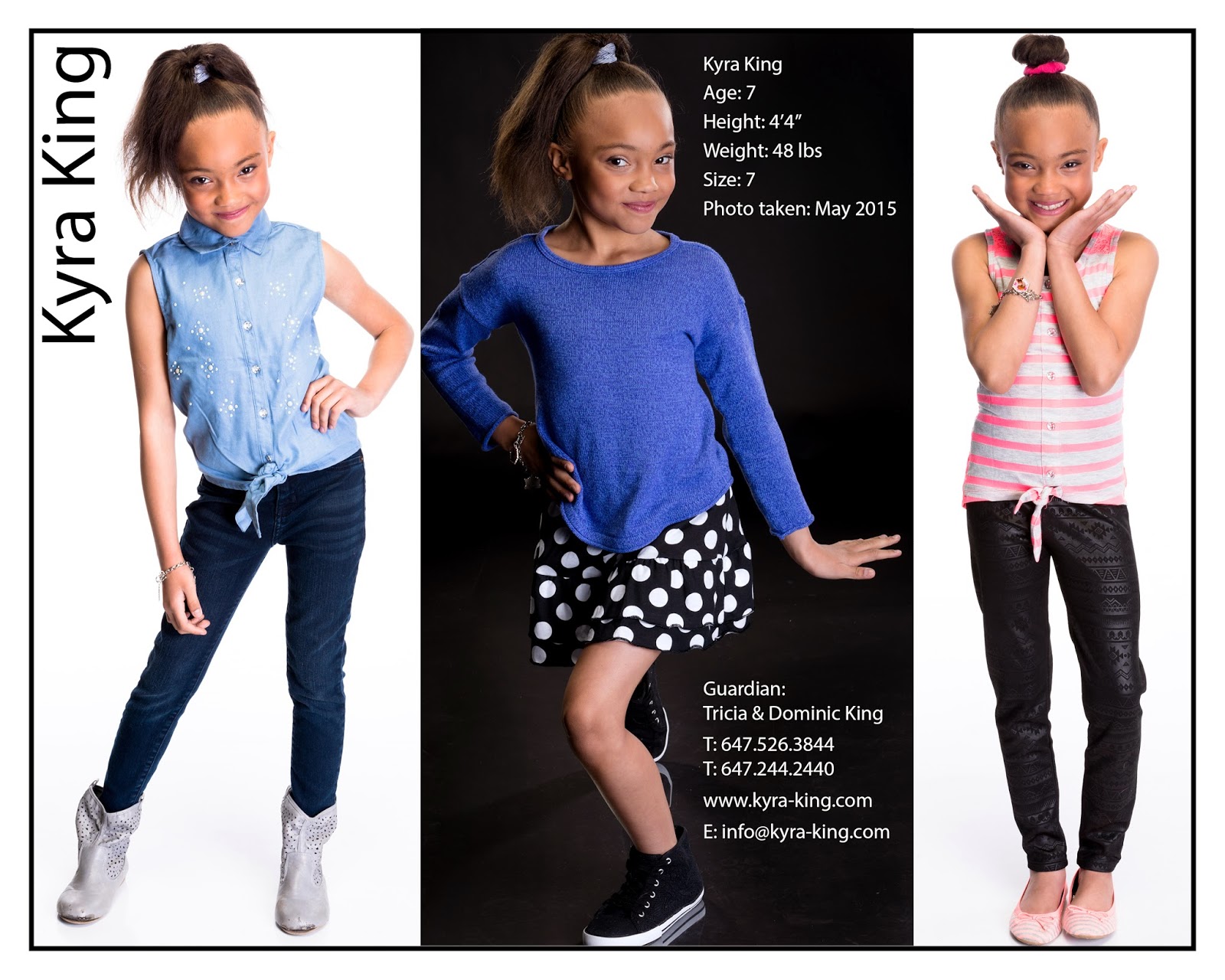 comp card size