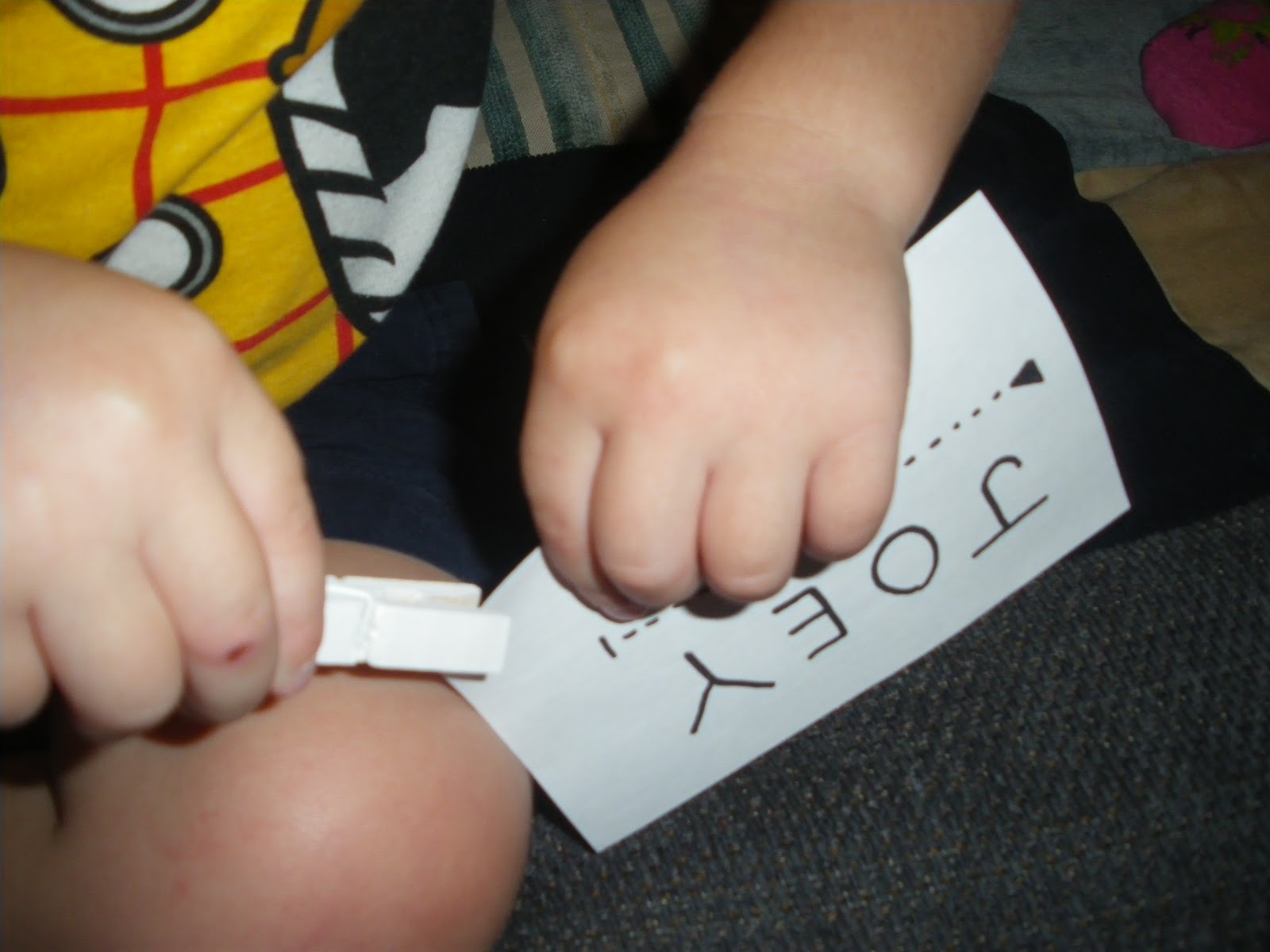 Spellanameclothespins