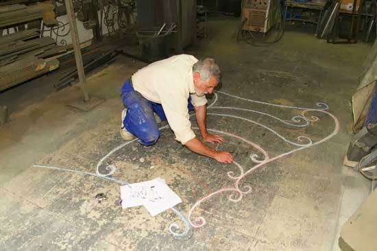 cabecero de forja olayaherreriayforja.com