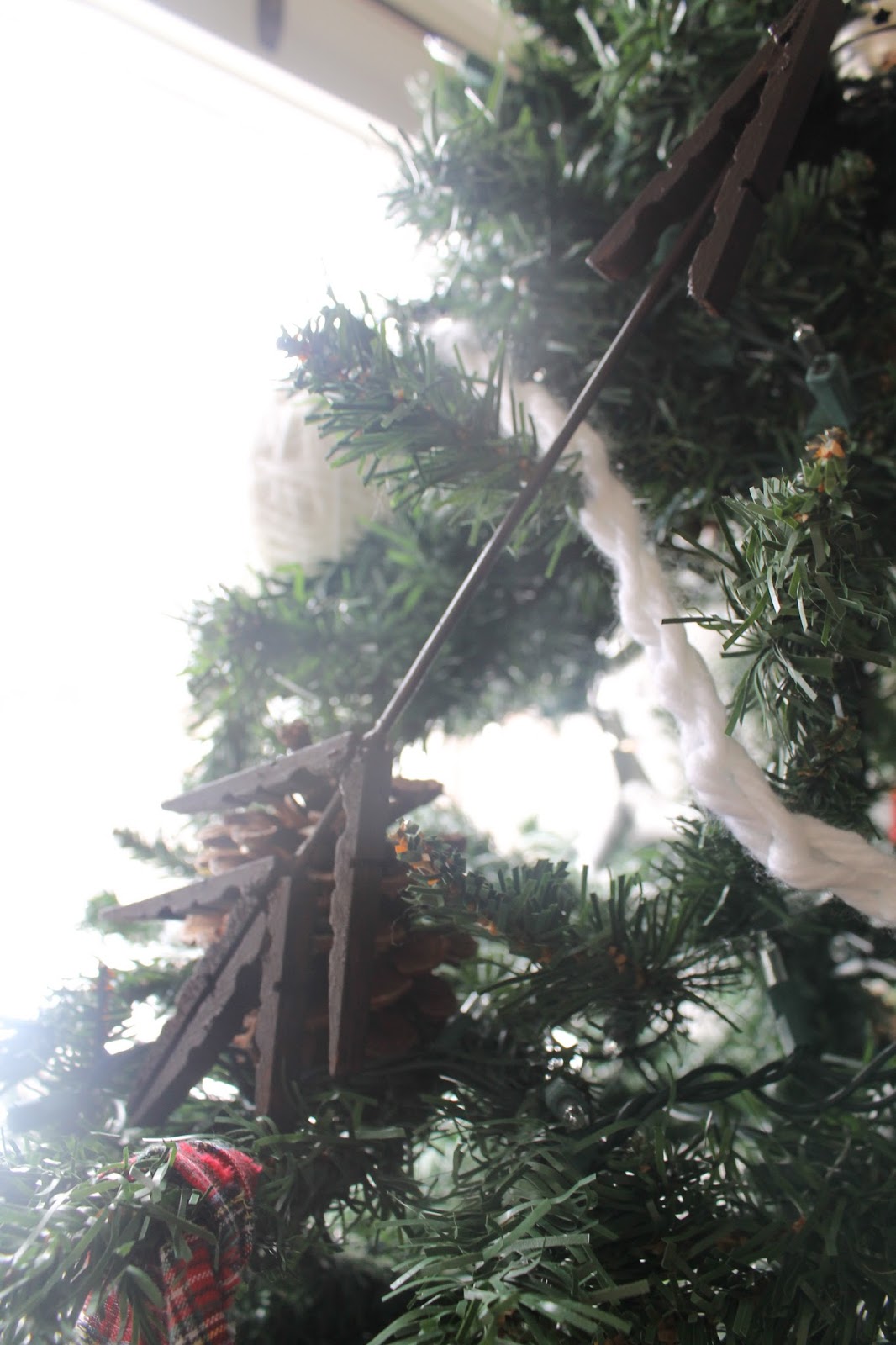 Clothespin Arrow Christmas tree Ornaments The Wicker House