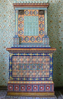 German Mennonnite designed tiled heater at Nurullal-bai