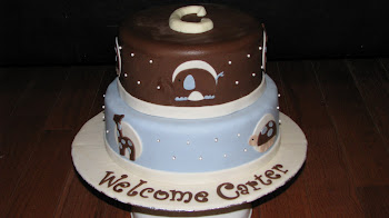 Baby Shower cake to Welcome Baby Carter