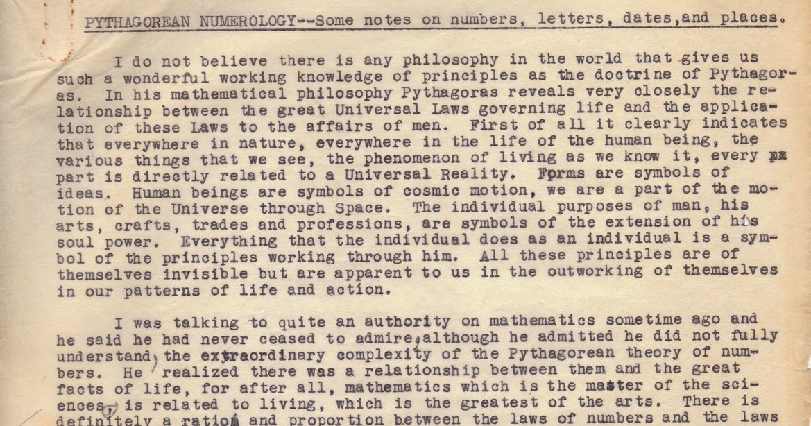 Essay on numerology image