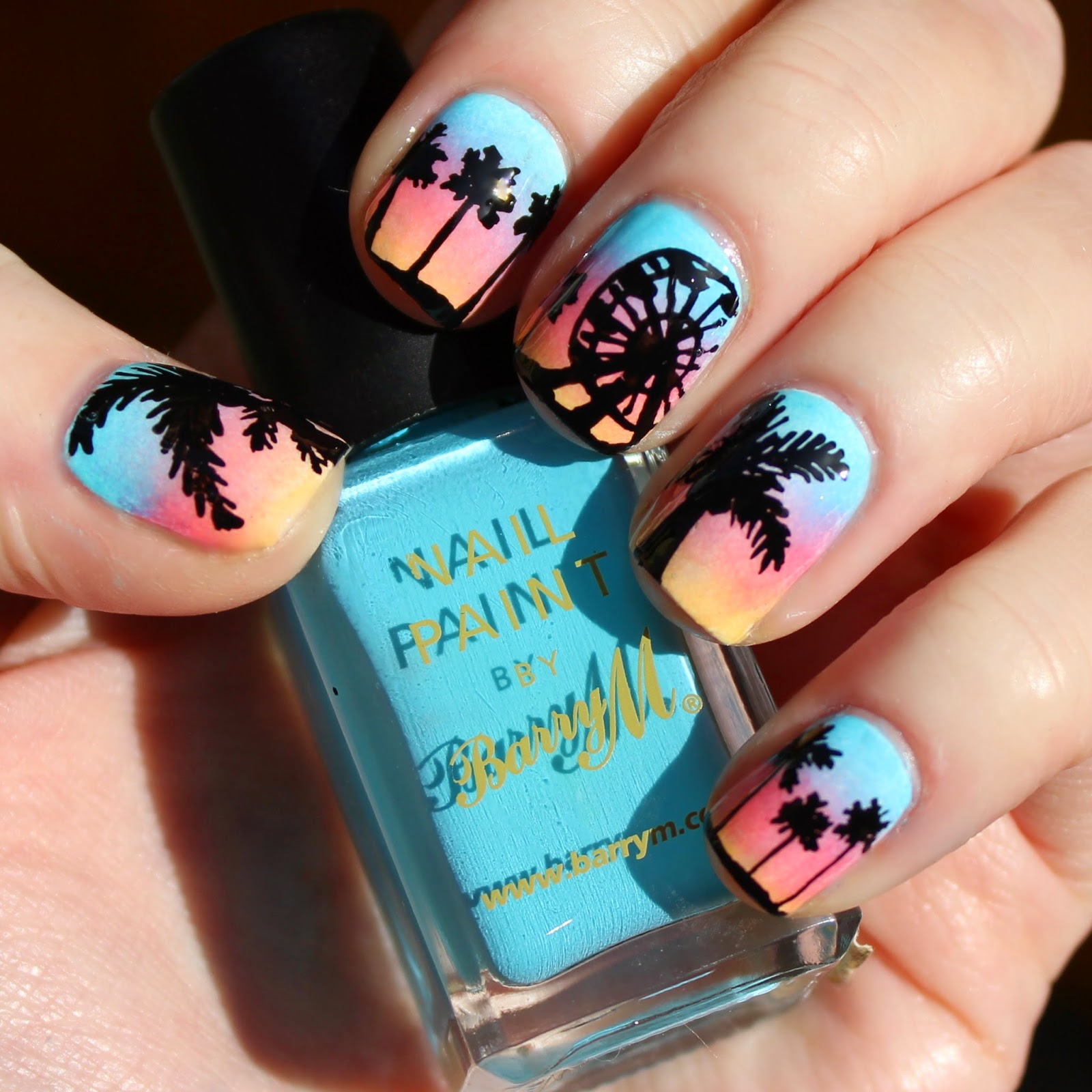 Dahlia Nails Coachella Nail Art