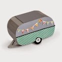 Eileen Hull Sizzix ScoreBoards XL Die - Travel Trailer, 3-D