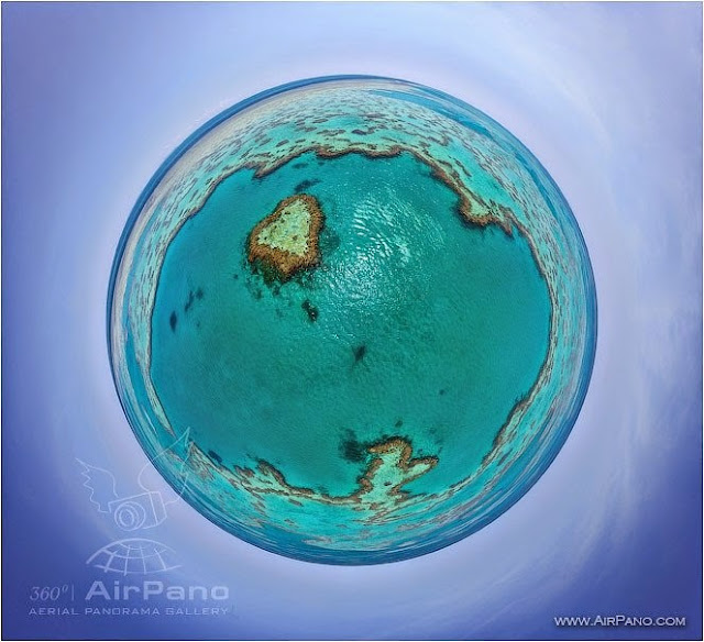 AirPano Planets: La Gran Barrera de Coral, Australia AirPano Planets, fotografías panorámicas 360º, La Gran Barrera de Coral, Australia