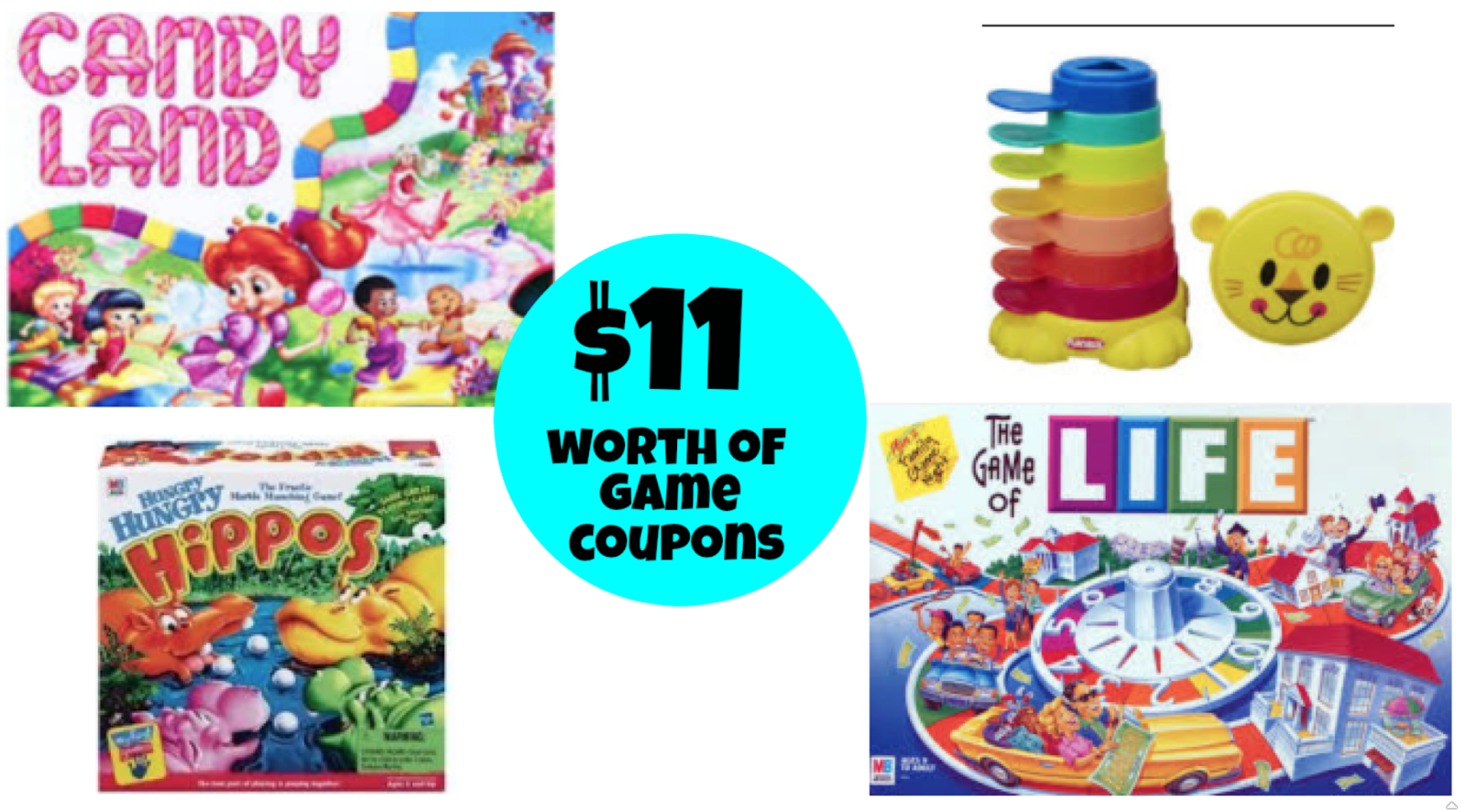 Hasbro 11 Worth of High Value Game Coupons + Walmart Deals That's