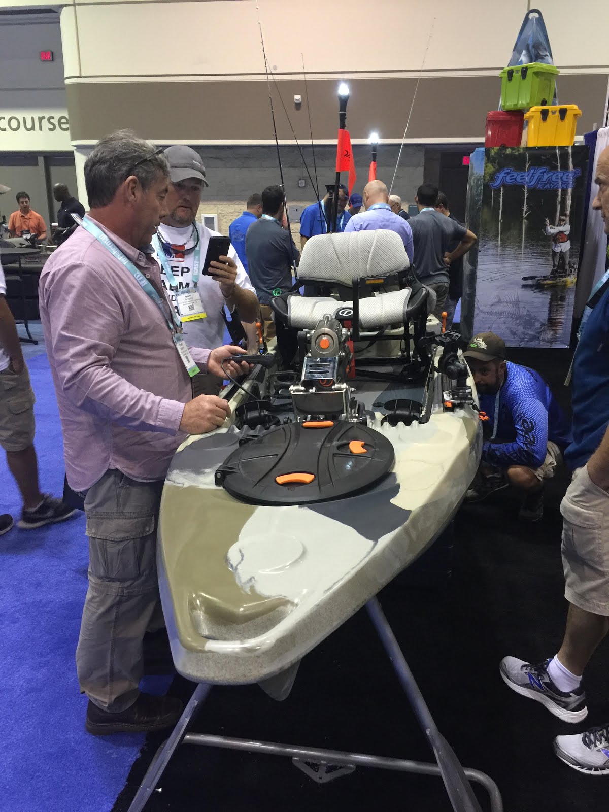 Headwaters Fishing Team Feelfree Kayaks new Overdrive Pedal System