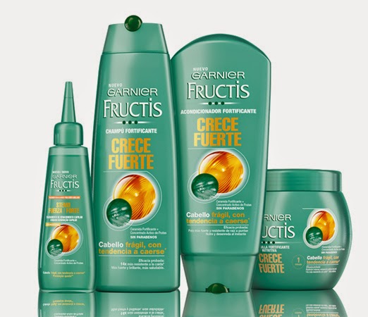Fructis Crece Fuerte de Garnier Champú acondicionador, mascarilla y loción Stemo Fuerza Fructis Crece Fuerte de Garnier champú acondicionador mascarilla loción Stemo Fuerza