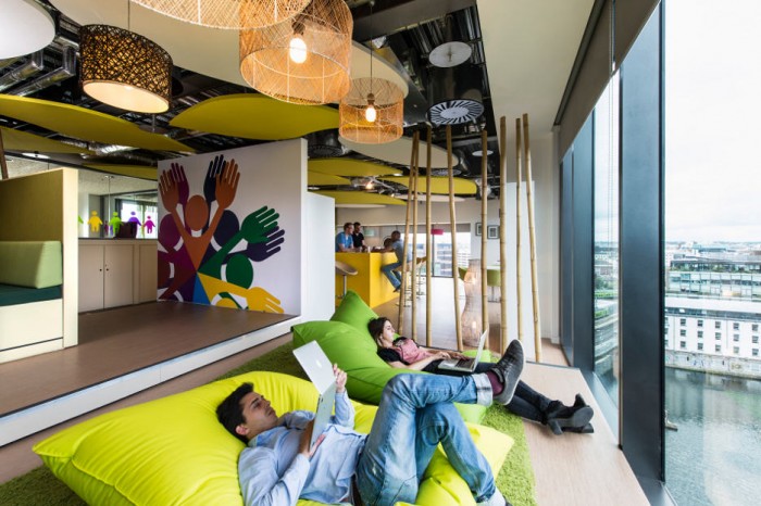 google office cubicles. according to recent interior design practices the days of workerbees hovering around an onslaught honeycomblike cubicles are long gone google office i