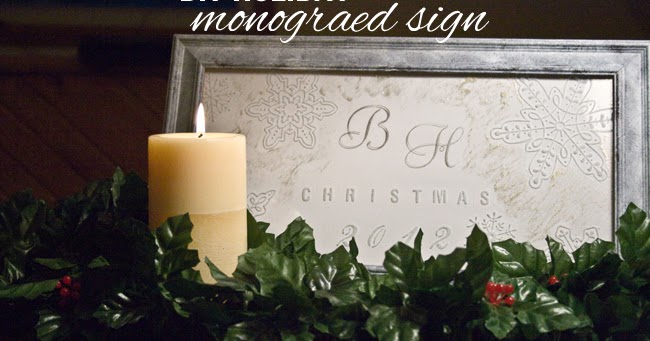 Monogramed Christmas Decorations Monogramed Christmas Decorations