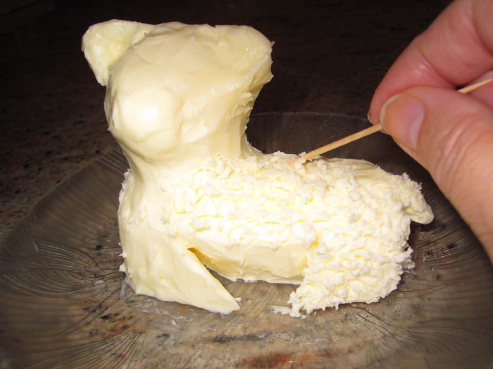 All About Being Inspired StepbyStep Easter Butter Lamb