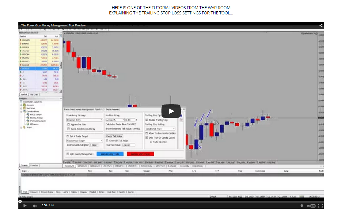 Forex price action trading room