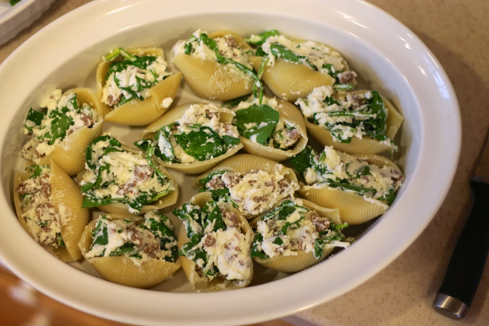 tales of a young mamma Stuffed Pasta Shells