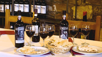 La Cantina house wine - an excellent Chianti Classico