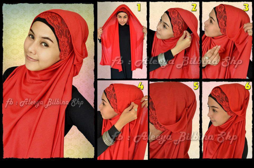 cara berhijab simple