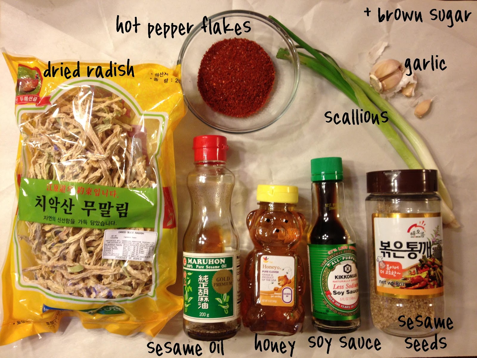 Dried Radish Side Dish (무말랭이)