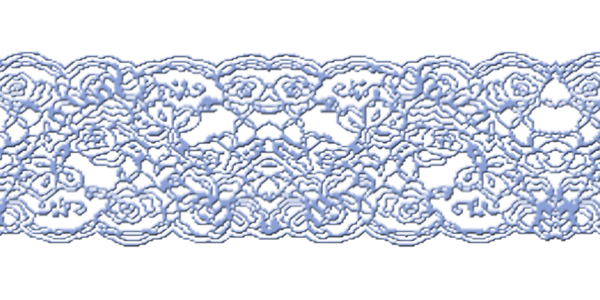 GRANNY ENCHANTED'S BLOG Free Digital Scrapbook Element Blue Lace Trim