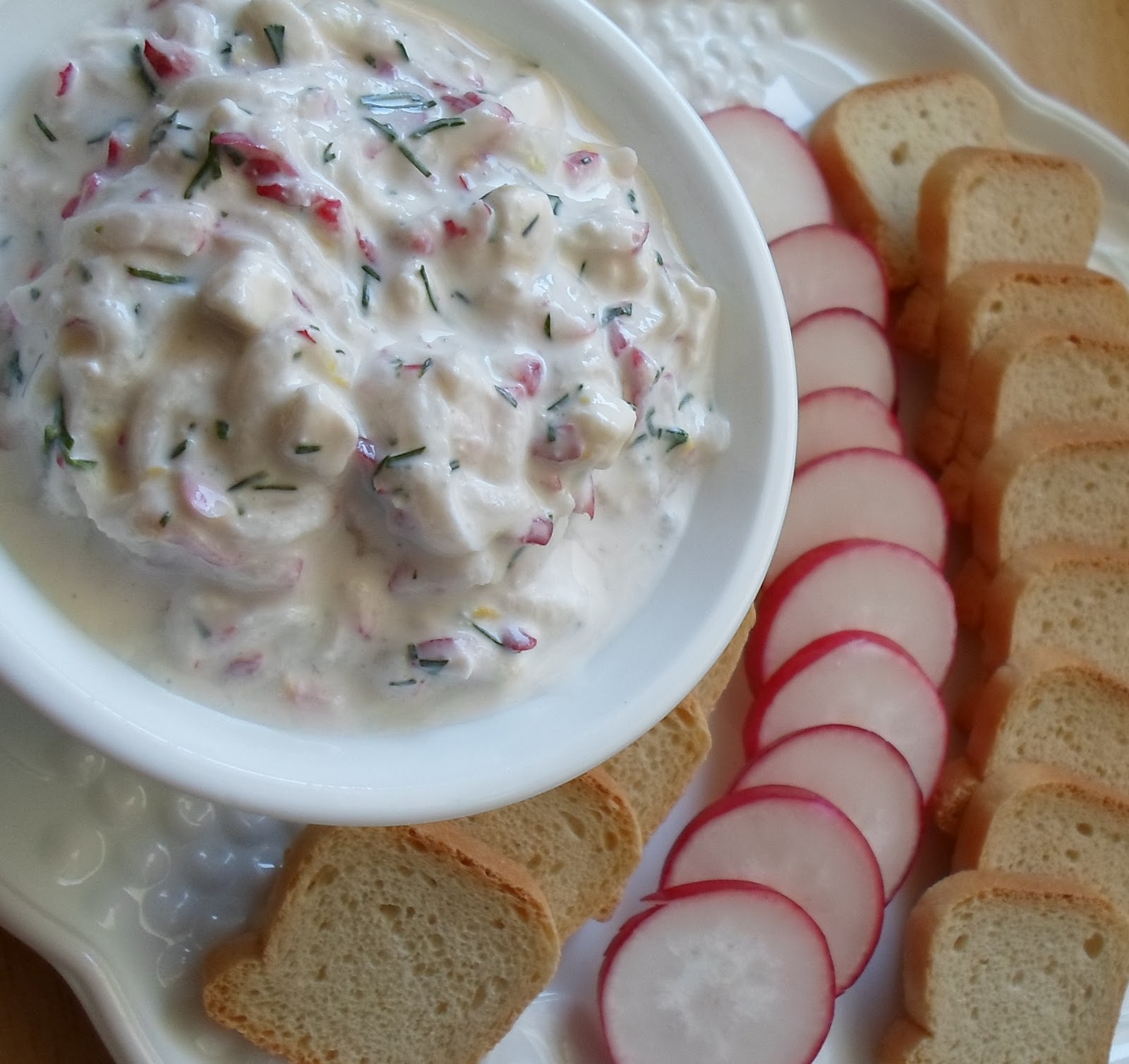 Happier Than A Pig In Mud Radish Dip