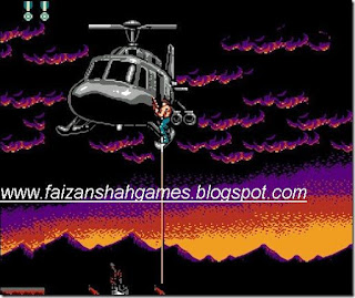 Coming Down From Helicopter Super contra 2 game free download