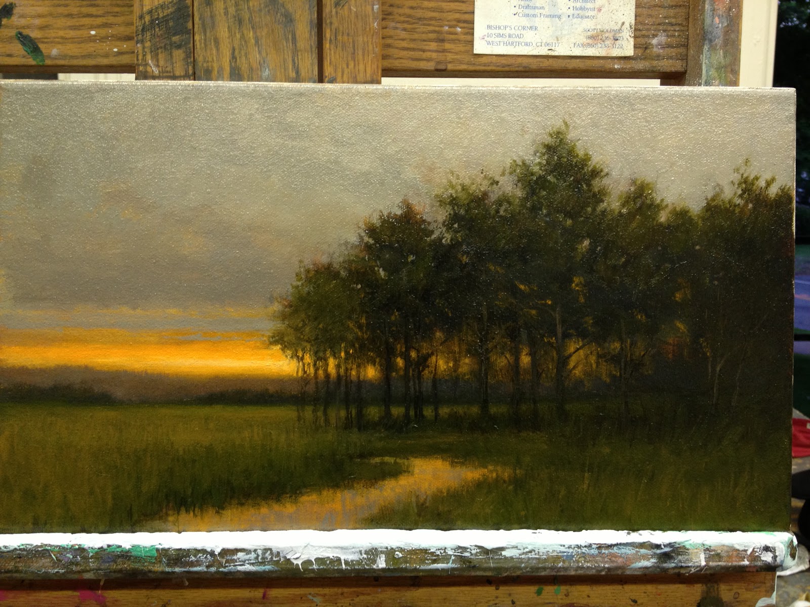 Tonalist Landscapes Wet Paint
