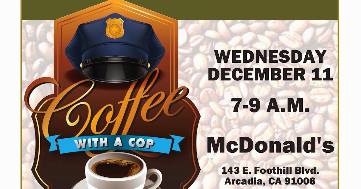 coffee with a cop flyer