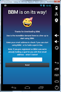Blackberry Messenger (BBM) di Komputer