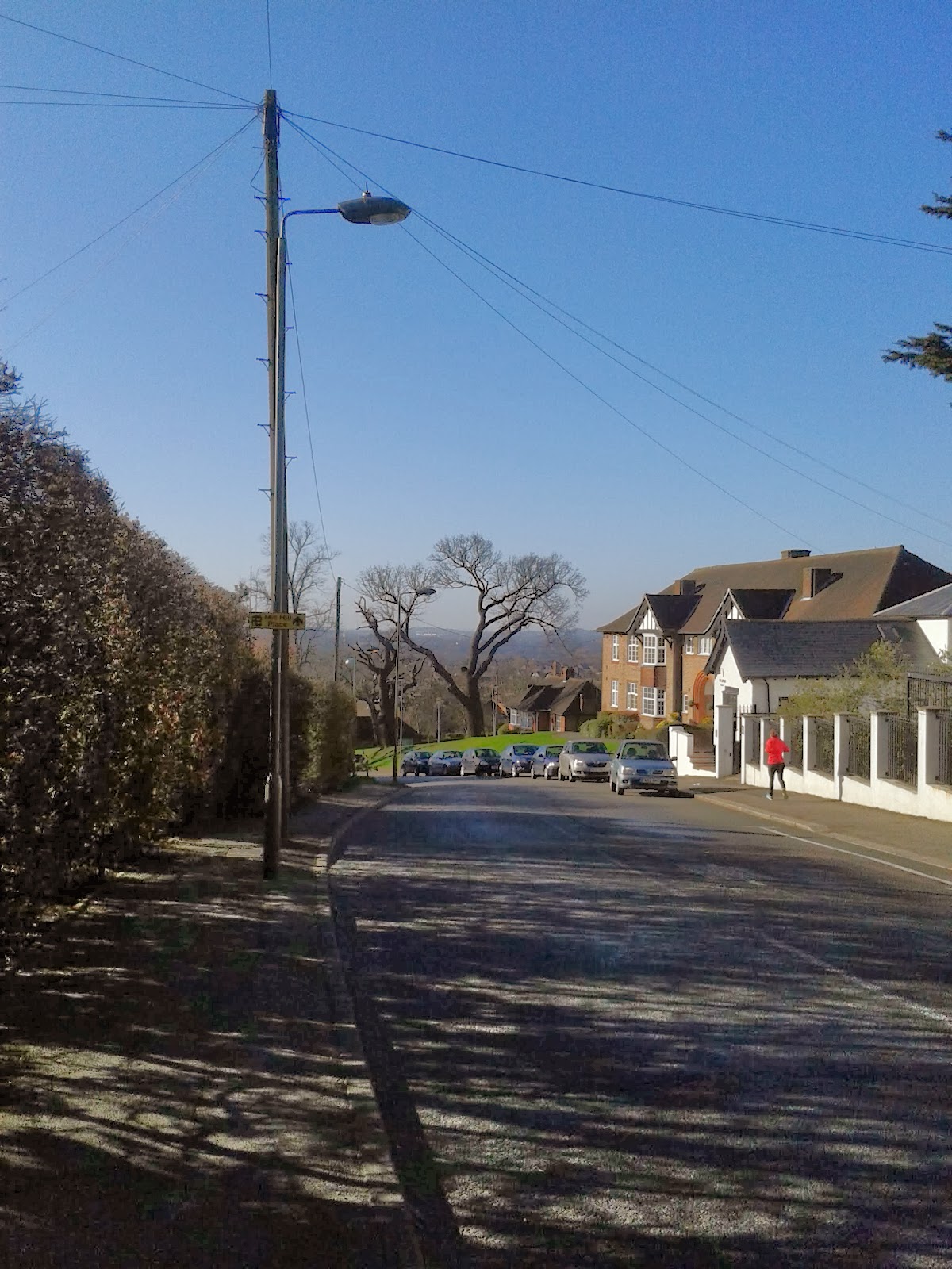 Mill Hill Village on a Sunny February Morning