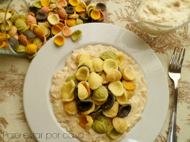 Orecchiette Con Salsa Parisienne
