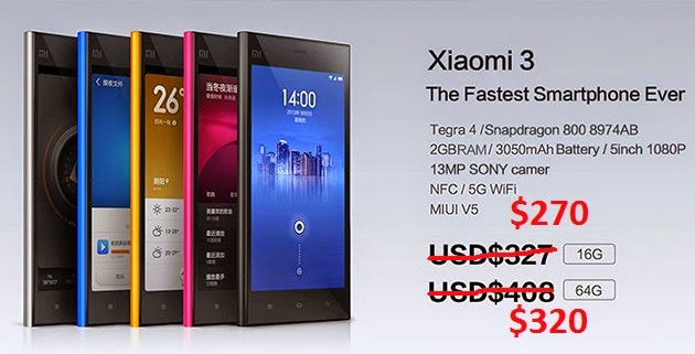 Xiaomi Mi 3 Android smartphone Reviews Xiaomi Mi 3 Android smartphone Reviews