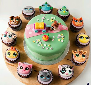 MuyAmeno.com: Cupcakes Littlest Pet Shop para Fiestas Infantiles MuyAmeno.com: Cupcakes Littlest Pet Shop para Fiestas Infantiles