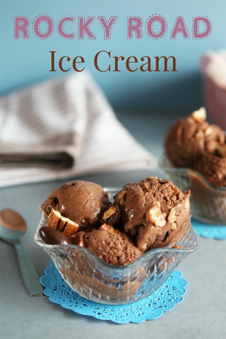 Cinnamon Girl: Vegan Rocky Road Ice Cream