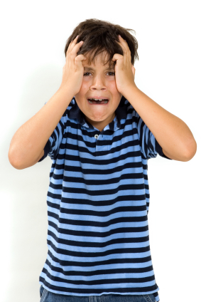 kid upset