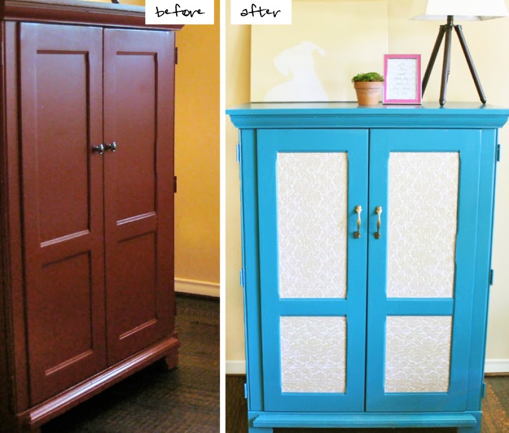 Oh Louise! Armoire Redo Before & After!