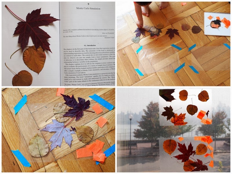 Two Toddler approved Fall Crafts Pink Stripey Socks