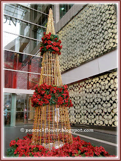 2012 Christmas decorations seen outside the Pavilion KL shopping mall