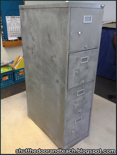 Shut The Door And Teach Classroom File Cabinet Makeover