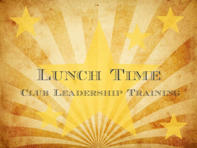 Toasmasters Lunchtime Club Leadership Training Banner