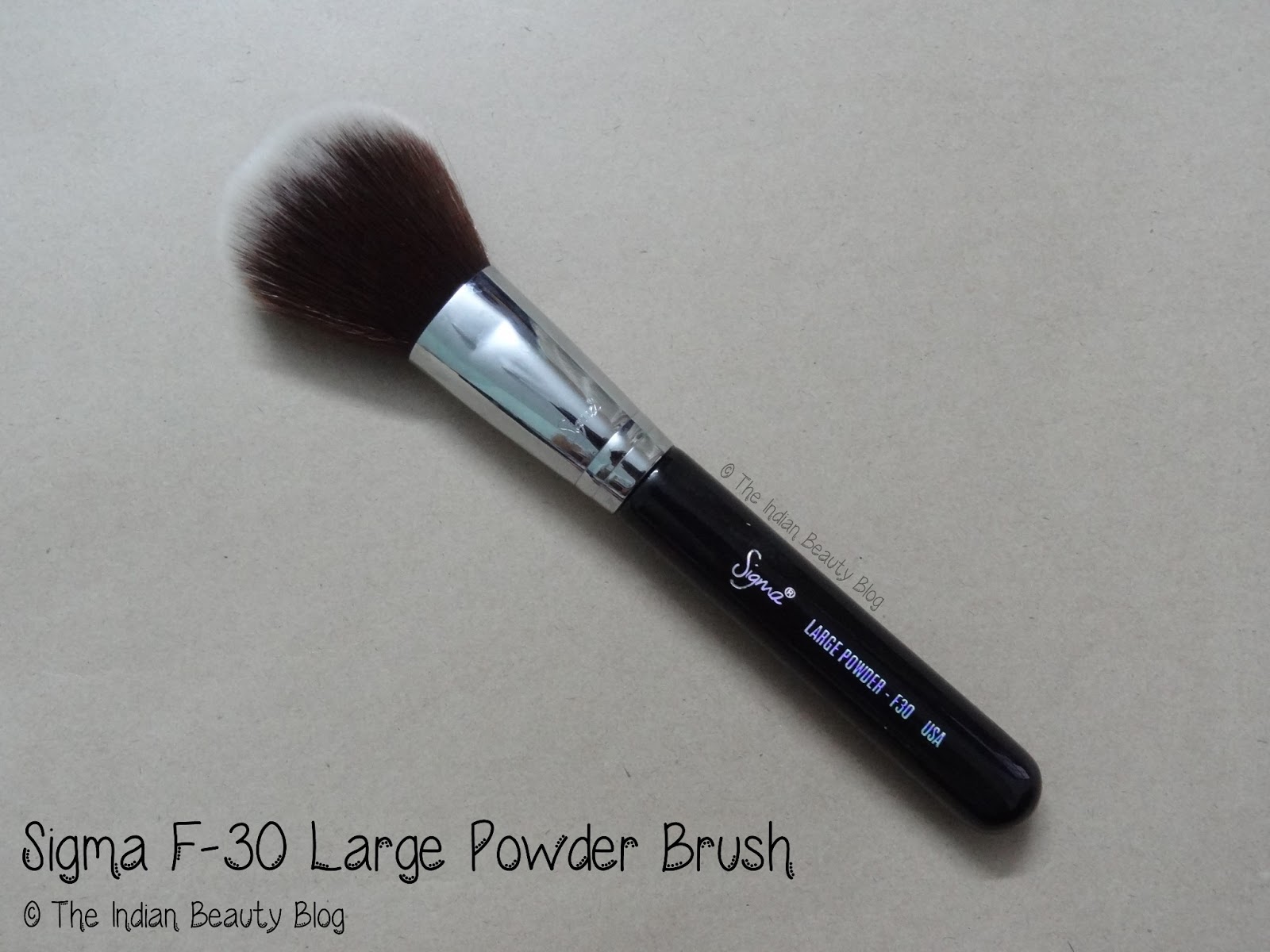 Sigma F30 Large Powder Brush Review The Indian Beauty Blog