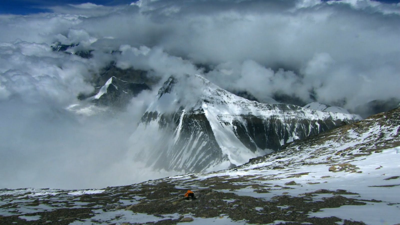 Image result for panoramic view from above of conrad anker and george mallory (The Wildest Dream)