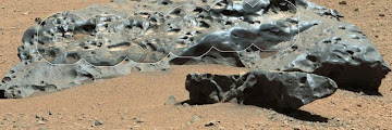 NASA menemukan meteor berongga yang mengandung besi di planet mars