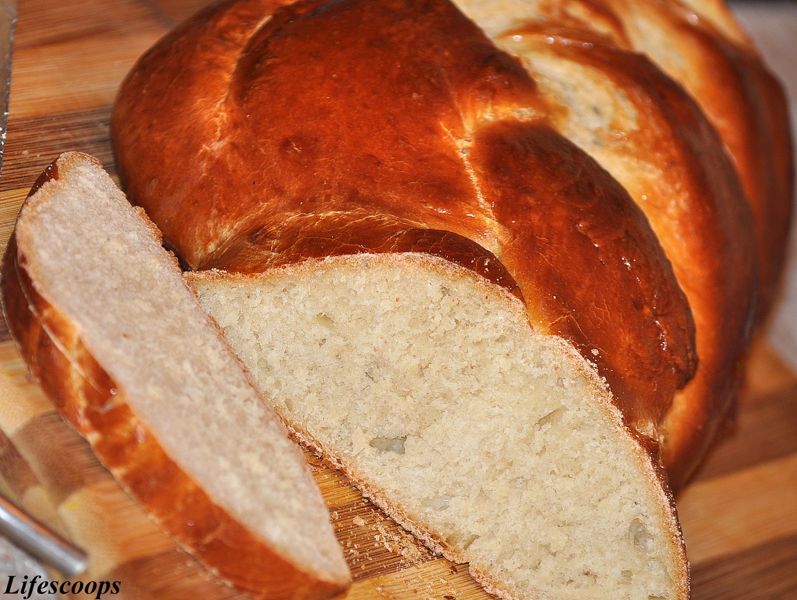 Life Scoops Challah Jewish Egg Bread