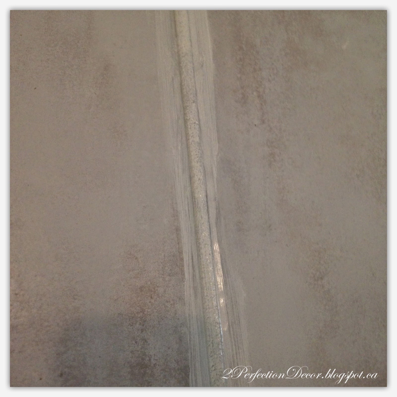 2Perfection Decor How to Paint Dark Grout 'White'