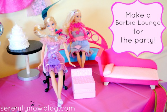 barbie silhouette party supplies