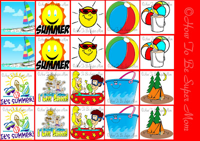 summer memory game