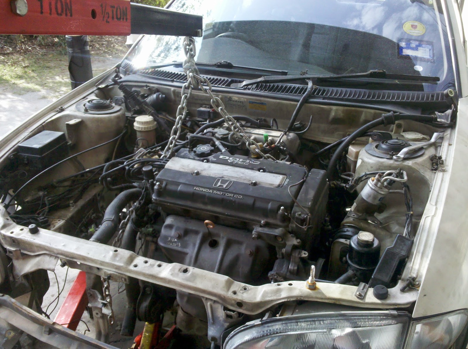 YOUR CAR DOCTOR wira swap B16A VTEC engine