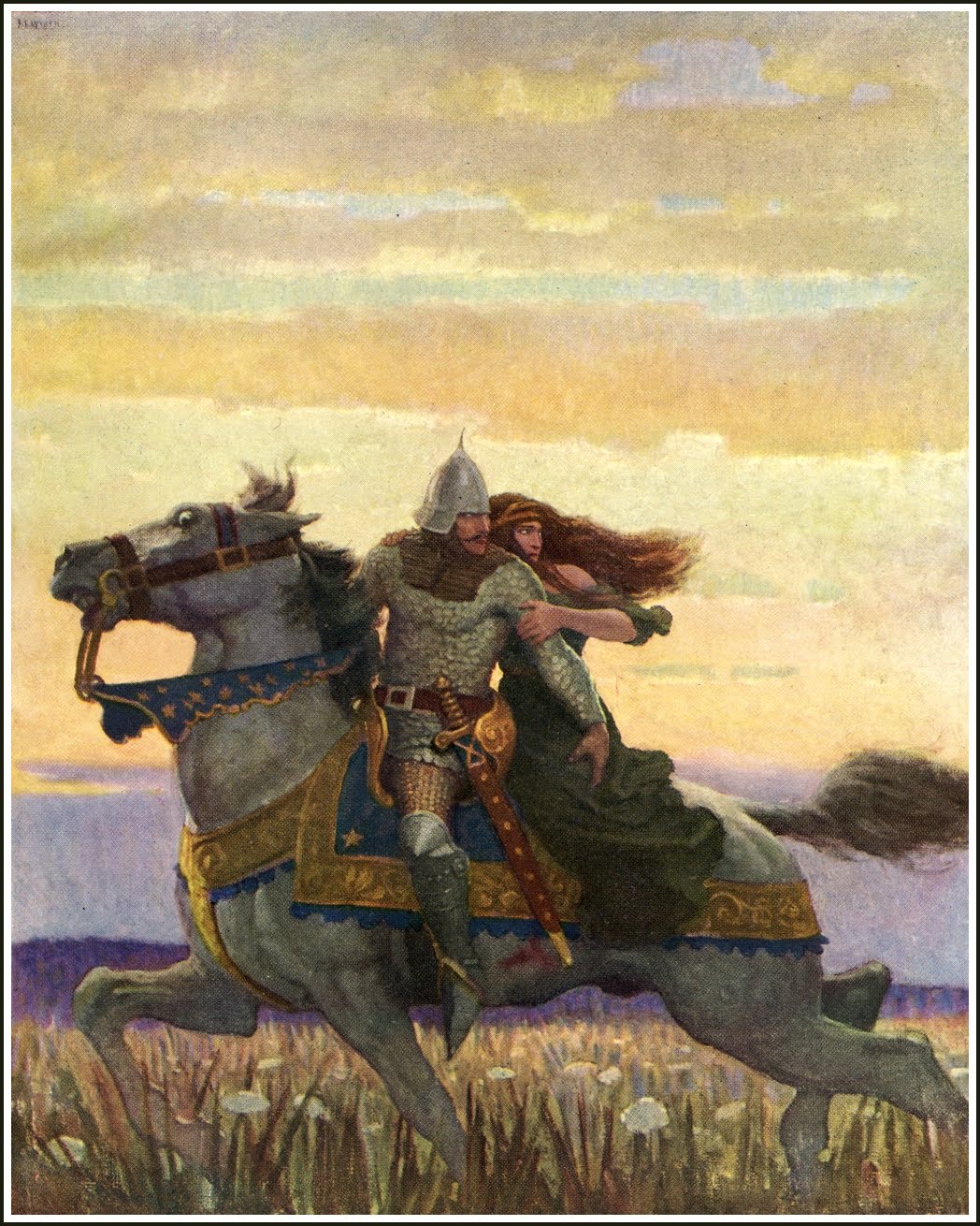*N. C. Wyeth* The Boy’s King Arthur Published by Charles | Null Entropy