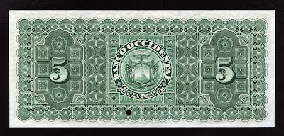 Salvador $ 5 Pesos banknote Banco Occidental